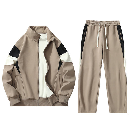 Men's Loose Fashion Casual Sport Cardigan Suit