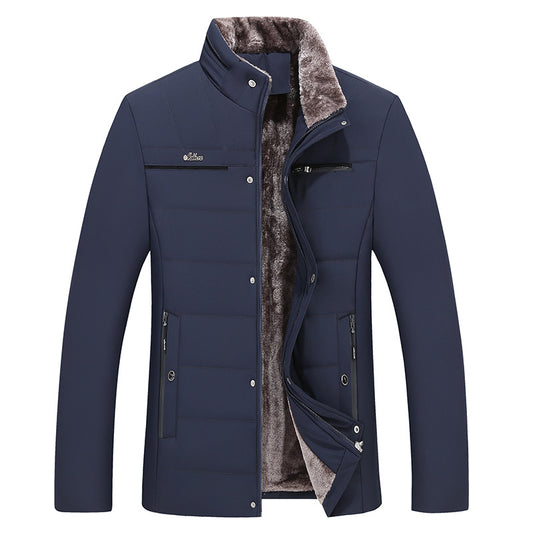 Sweetened cotton clothes for middle-aged men. Dad's clothes for autumn/winter.
