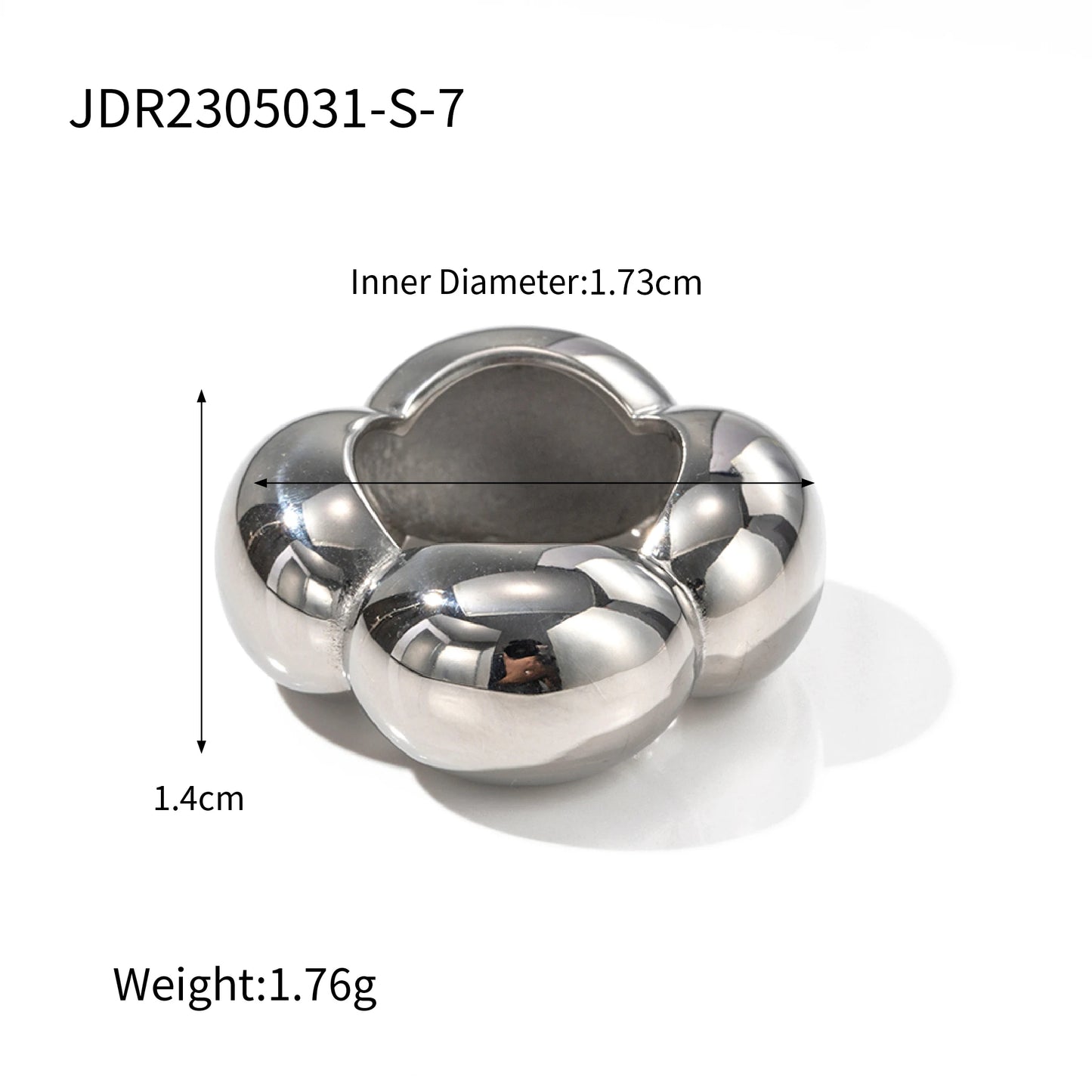 Uworld Fashion Imitation Pearl Stainless Steel Gold Color Ring for Women Engagement Party Gift Temperament Jewelry 2024