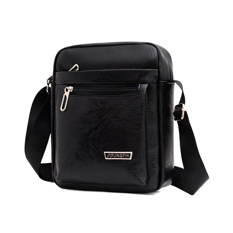Men's Genuine Leather Crossbody Shoulder Bags High quality Tote Fashion Business Man Messenger Bag Leather Bags fanny pack