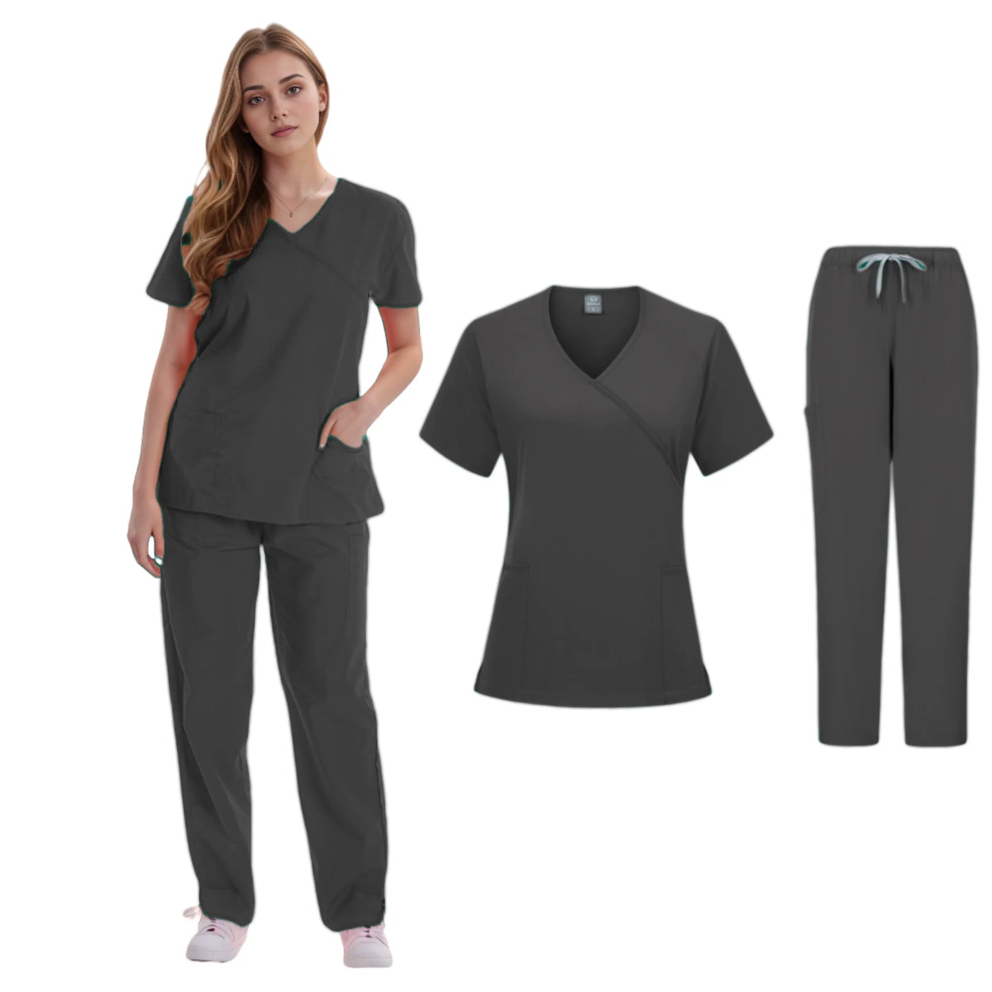 Clinical Uniforms Woman Uniforme Clinica Dental Joggers Scrubs Scrub Suit Medical Hospital Scrubs Uniforms Sets Spa Work Wear