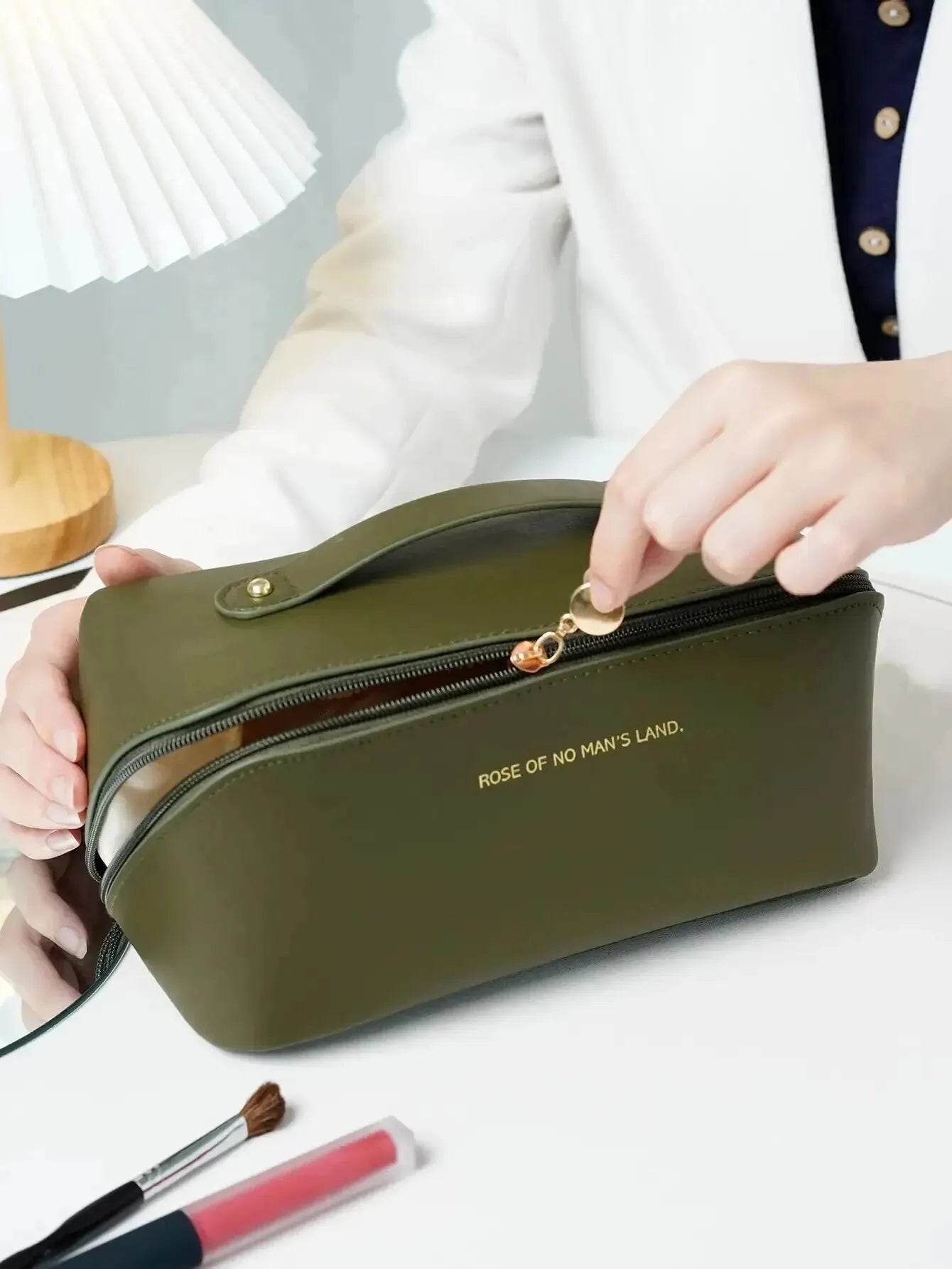 Makeup Organizer Female Toiletry Kit Bag Make Up Case Storage Pouch Luxury Lady Box, Cosmetic Bag, Organizer Bag For Travel Zipp