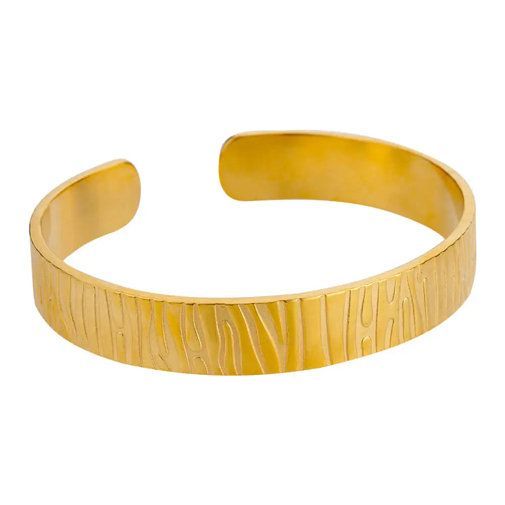 Stainless Steel Bangles Bracelets for women Trendy Aesthetic Opening Bangles Jewelry Wedding Gift pulseras mujer bijoux