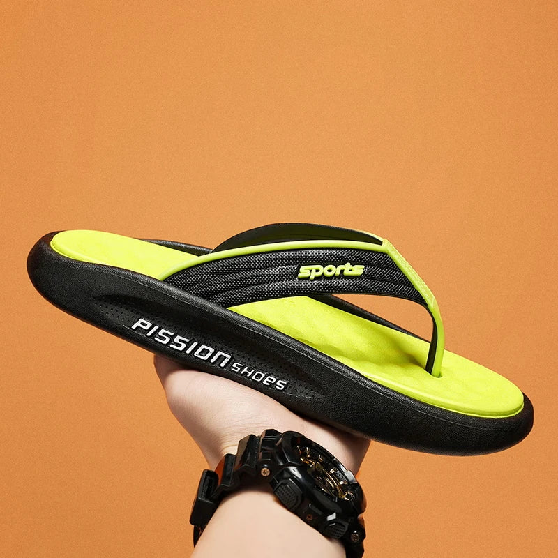 Outdoor Anti-skid Lightweight Mens Flip Flop Summer Casual Men’s Beach Shoes Classic Style Trendy Cozy Holiday Sandals for Man