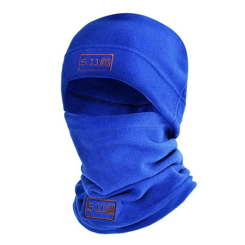 Tactical Fleece Hat&Scarf Set Thermal Head Cover Winter Warm Balaclava Face Mask Sports Cycling Bonnet Neck Protector
