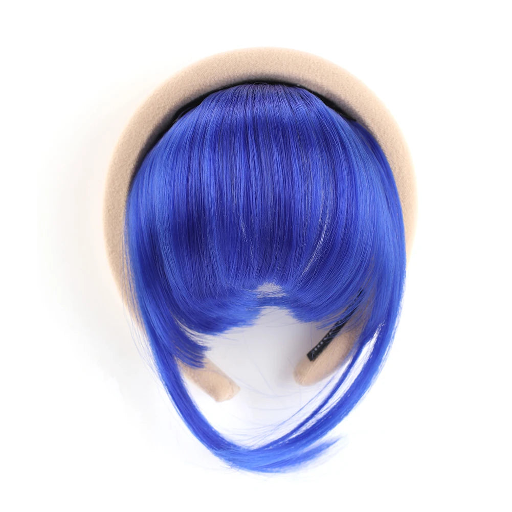 Front Hair Bangs Hair Synthetic Extensions With Magic Paste hair Bands Bangs Wigs Synthetic Wigs Headband for Halloween