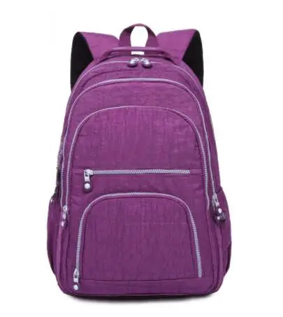 Women's Stylish Small Travel Backpack Waterproof Back to School Girls Sac De Luxe Femme Luxury Brand Bag Mochila Impermeable