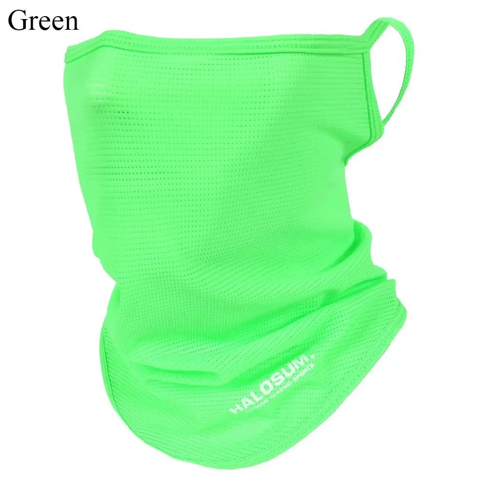 Summer Ice Silk Sun Protection Bike Mask Full Face Mask Balaclava Breathable Sun UV Protection Outdoor Sport Cycling Men Women