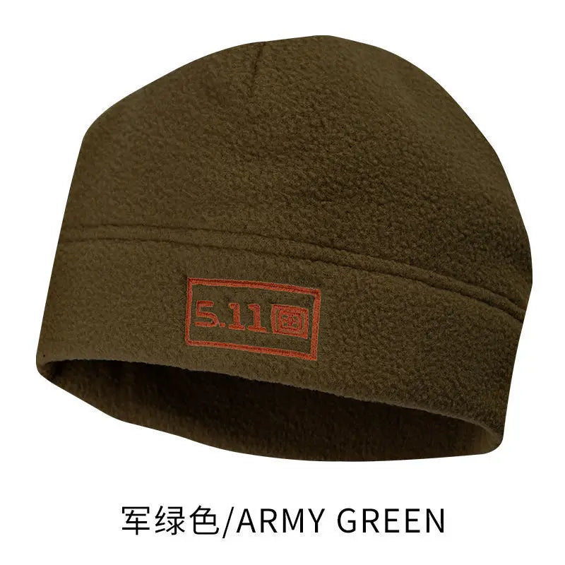 Tactical Fleece Hat&Scarf Set Thermal Head Cover Winter Warm Balaclava Face Mask Sports Cycling Bonnet Neck Protector