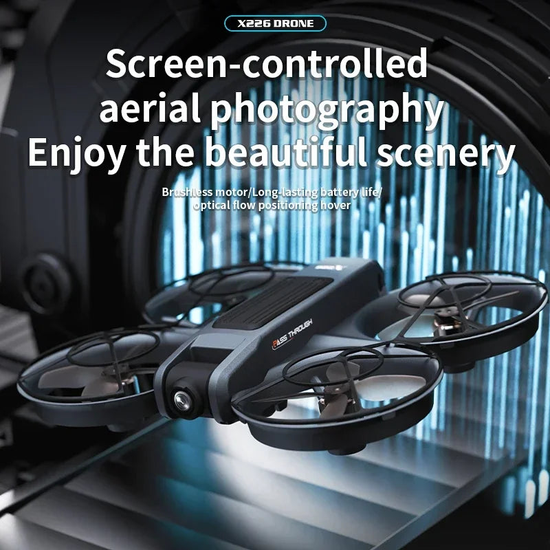 New Drone X266 GPS 8K Professional HD 360° Dual Cameras 5G WIFI Brushless Motors Obstacle Avoidance FPV Foldable Quadcopter Toys