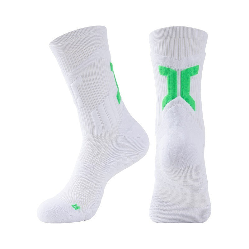 Men's Breathable Quick-dry Basketball Terry Sock
