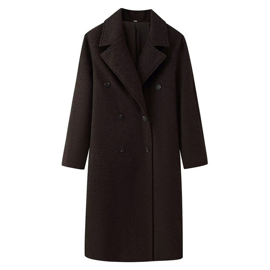 Double wool coat for women