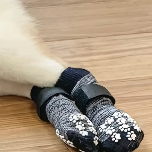 Dog Medium-sized Dog Waterproof Anti-drop Warm Indoor Pet Ankle Sock