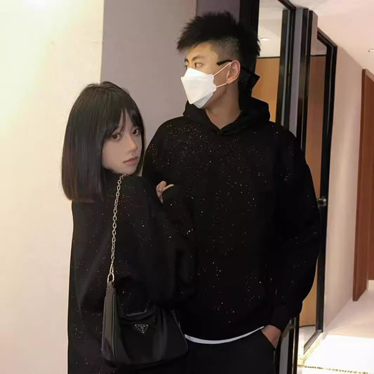 Starry Hooded Sweater for Men and Women