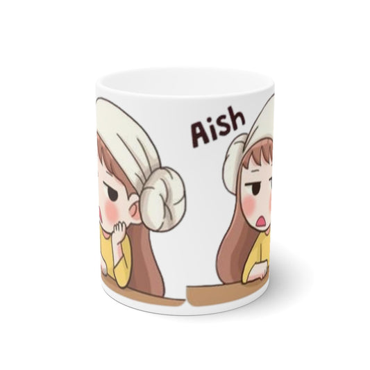 Aish Baby K-Drama C-Drama Mug Cute Design for Drama Fans, Fun Expression Mug for K-Drama & C-Drama Lovers, Perfect Gift for Coffee Lovers
