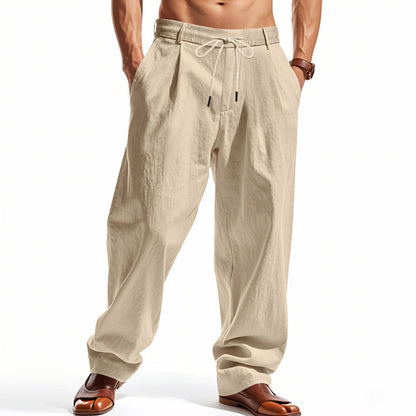 Simple Trendy Wide-leg Beach Sports Trousers For Men