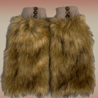 Warm Sock Covers Imitating Fur, Fluffy, Sweet, Cool, And Spicy Girls