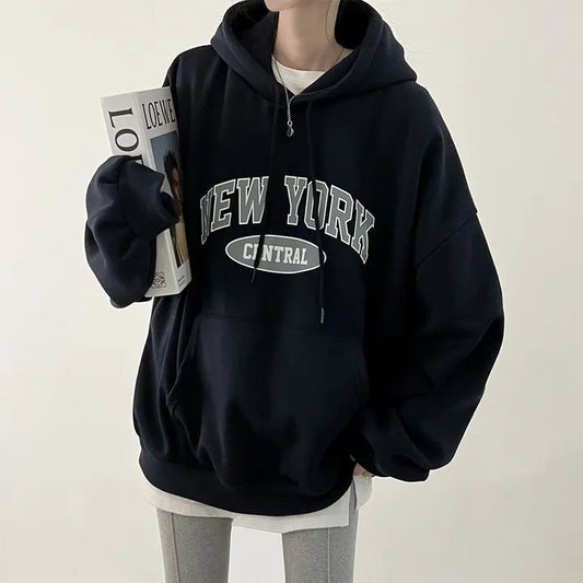 Letters Printed Women's Slim Velvet Sweater