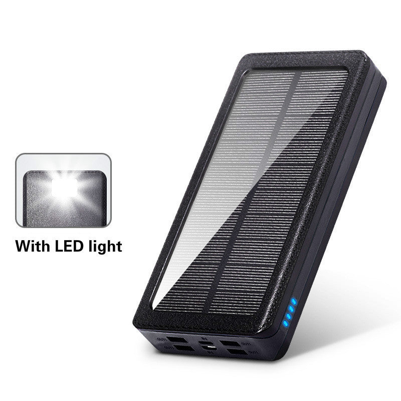 High-capacity solar power bank