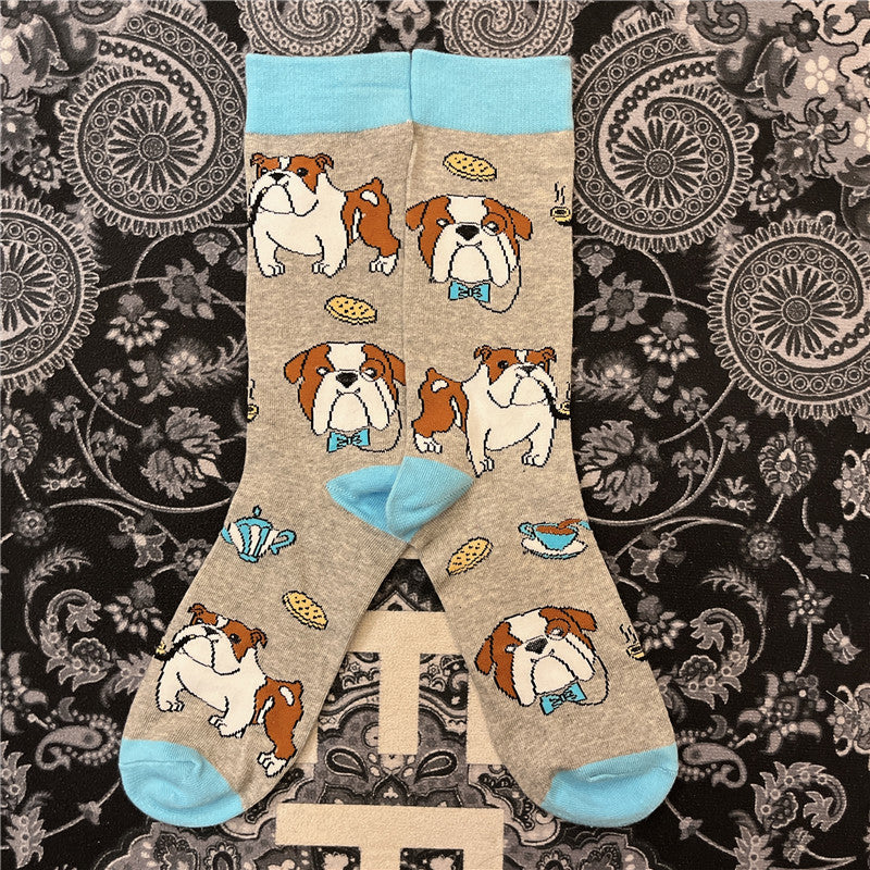 Medium Sock Funny Hot Dog Dachshund