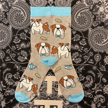Medium Sock Funny Hot Dog Dachshund