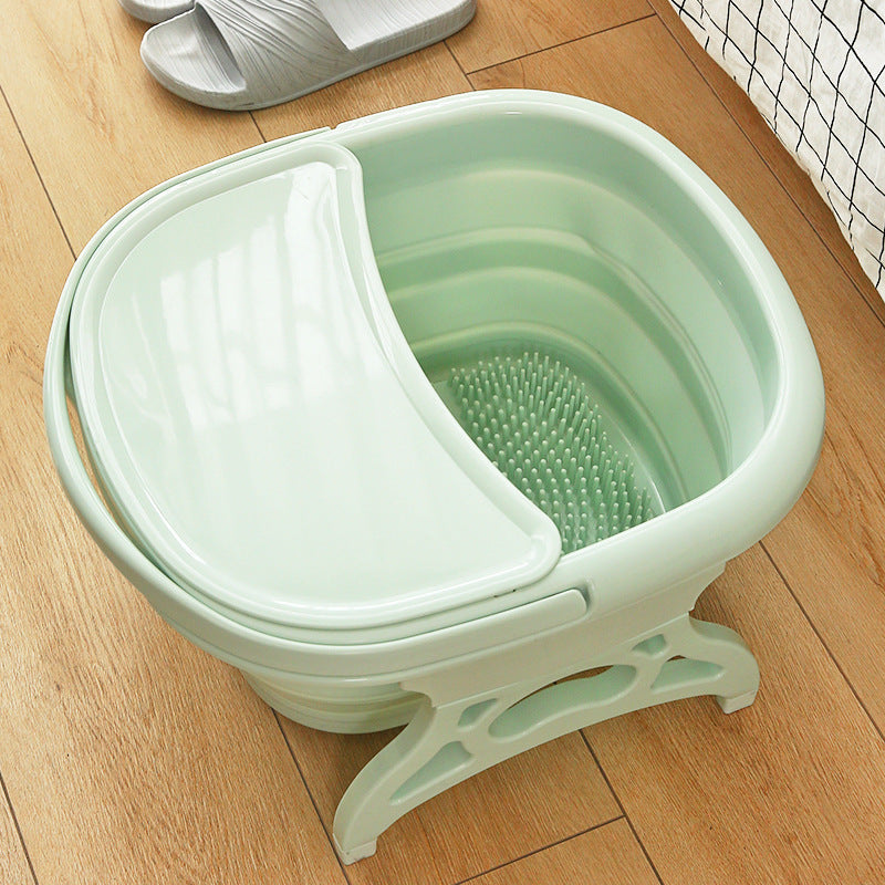 Foldable Foot Basin Foot Basin Leg Plastic Foot Basin Heat Preservation Portable Foot Basin Household Foot Basin