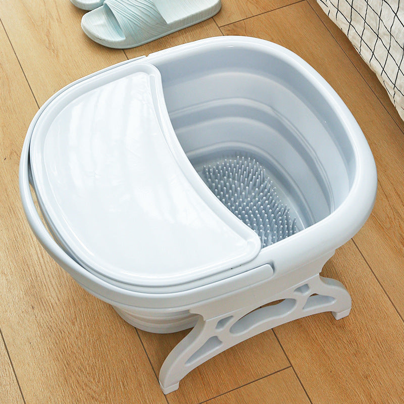 Foldable Foot Basin Foot Basin Leg Plastic Foot Basin Heat Preservation Portable Foot Basin Household Foot Basin