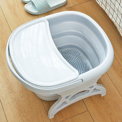 Foldable Foot Basin Foot Basin Leg Plastic Foot Basin Heat Preservation Portable Foot Basin Household Foot Basin