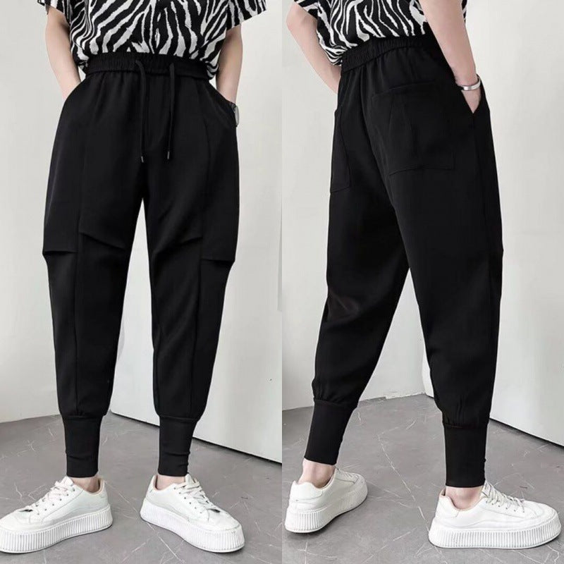 Harem Pants Men's Spring Loose Korean Style Plus Size
