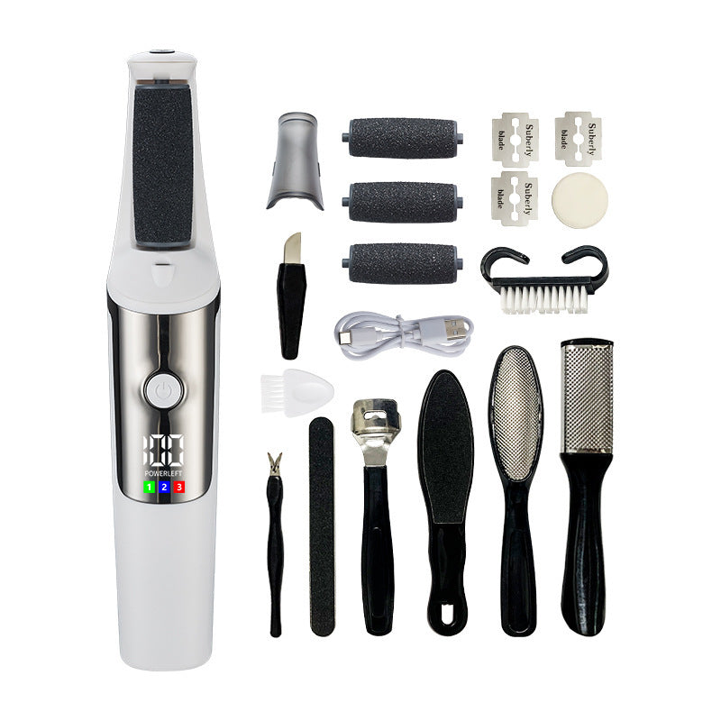Electric Foot Grinder Automatic Foot Rubbing Calluses Removing Foot Pedicure Tool