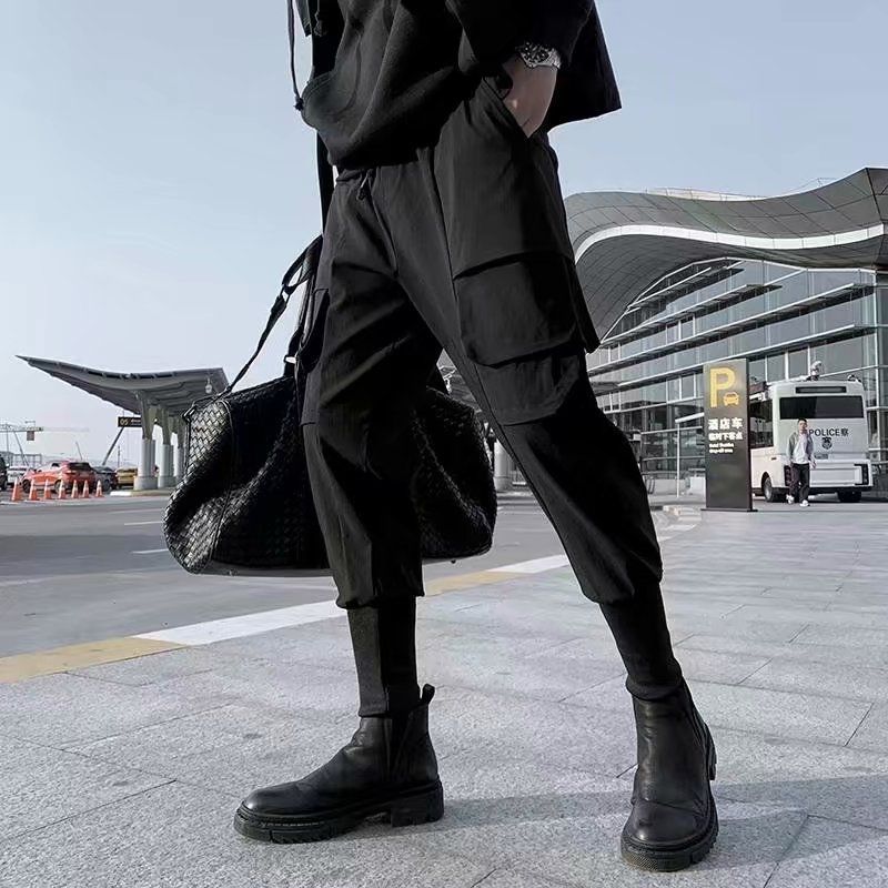 Harem Pants Men's Spring Loose Korean Style Plus Size