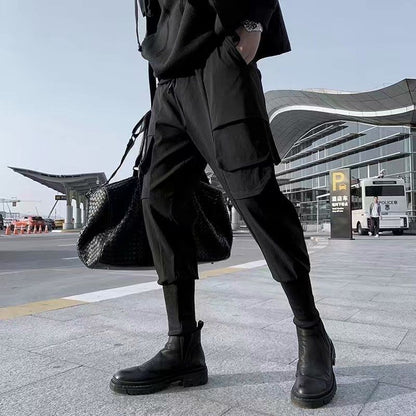 Harem Pants Men's Spring Loose Korean Style Plus Size