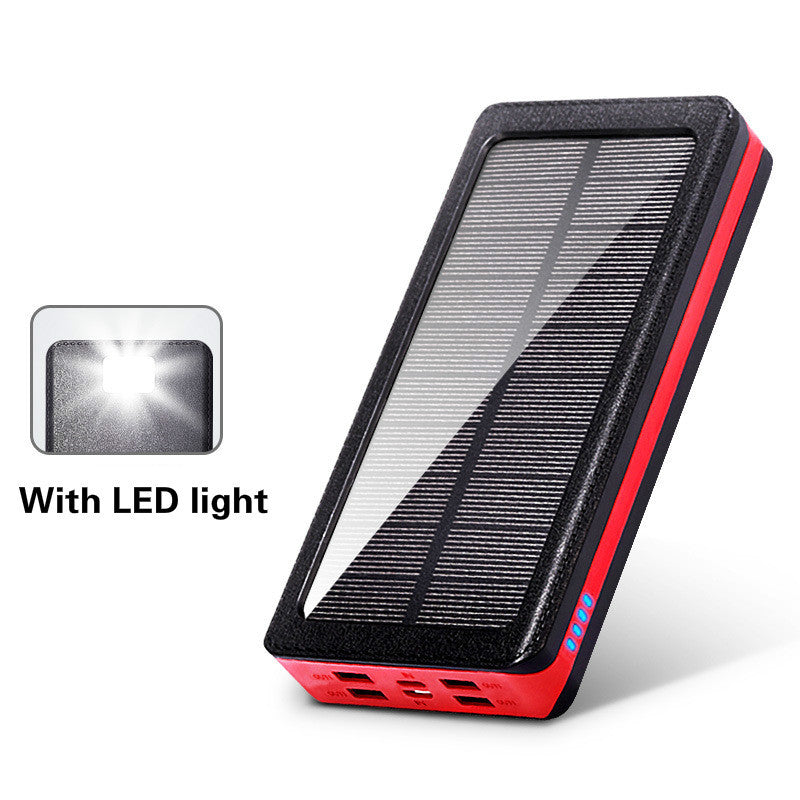 High-capacity solar power bank