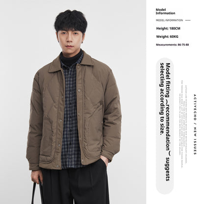 Lightweight Down Jacket Men's Coat Wide