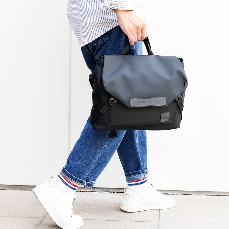High Quality Boys Business Handbags Vintage Men's Shoulder Bag Business Travel Crossbody Bag Large Capacity Casual Messenge Bag 