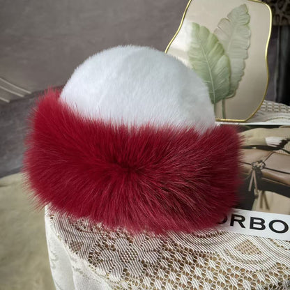 Plush Mongolian Hat For Cold Weather, Warm Fleece-lined Women's Winter Hat
