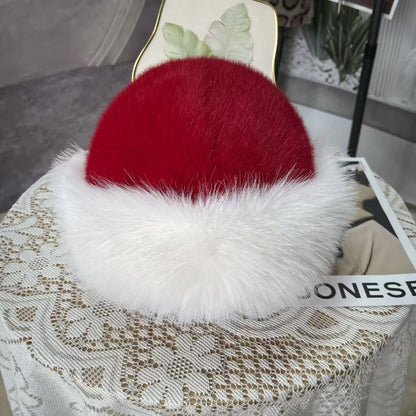 Plush Mongolian Hat For Cold Weather, Warm Fleece-lined Women's Winter Hat