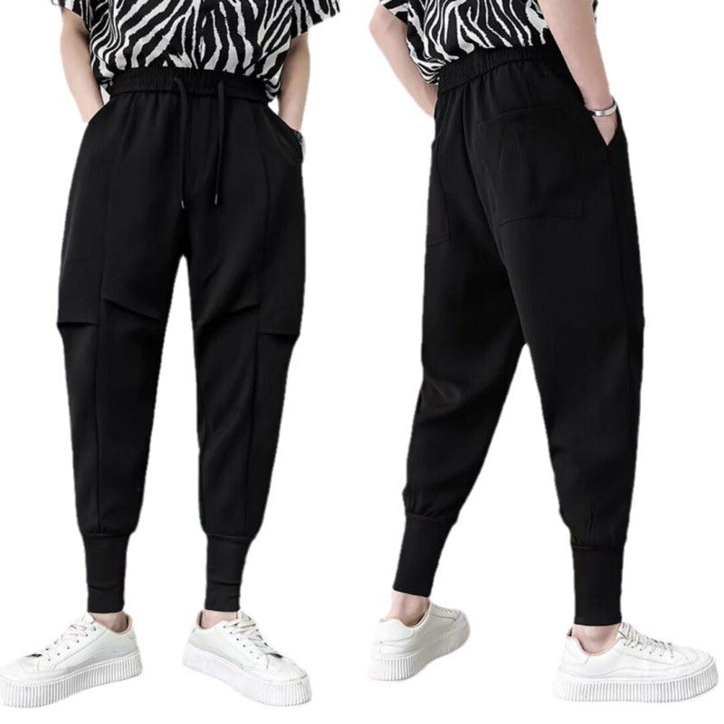 Harem Pants Men's Spring Loose Korean Style Plus Size