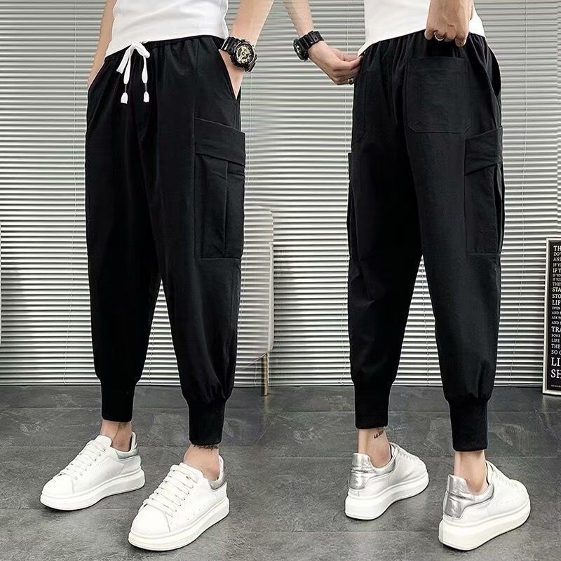 Harem Pants Men's Spring Loose Korean Style Plus Size