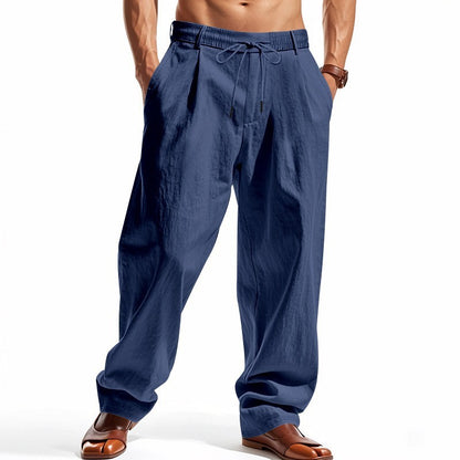 Simple Trendy Wide-leg Beach Sports Trousers For Men