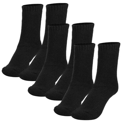 3 Color Options -- 3 Pairs Men Warm Wool Socks Soft Cozy Winter Thermal Socks For Men Thick Heat-Trapping Moisture Wicking Socks Indoor Outdoor