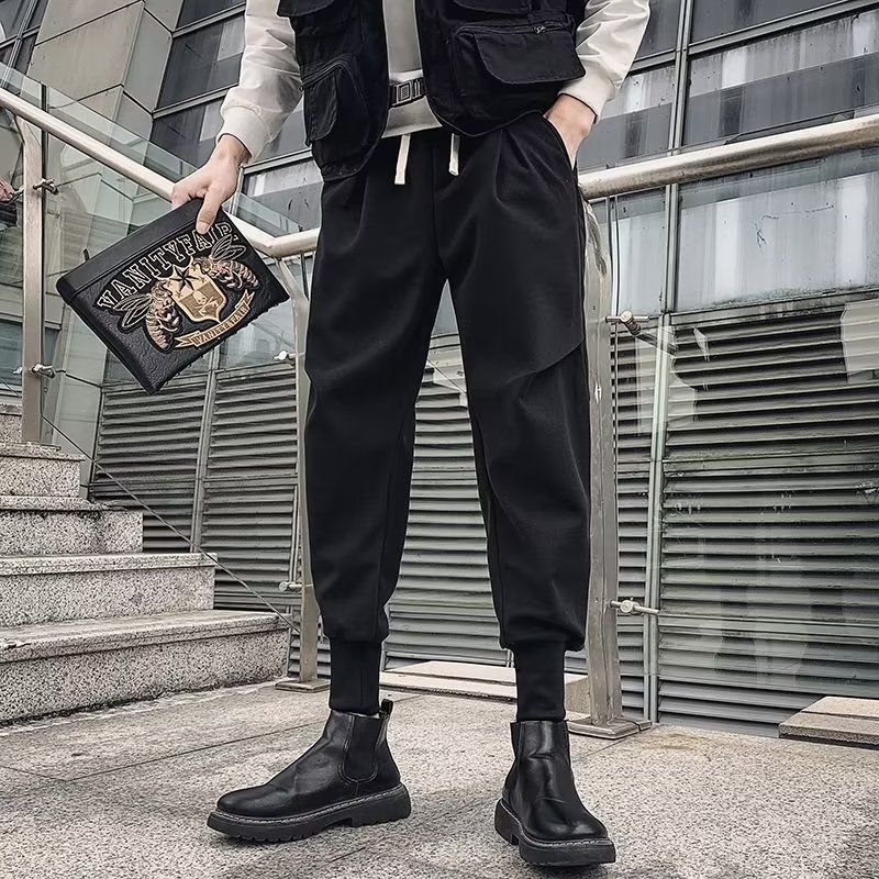 Harem Pants Men's Spring Loose Korean Style Plus Size