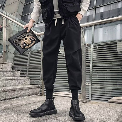 Harem Pants Men's Spring Loose Korean Style Plus Size