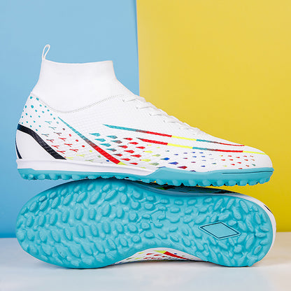 High Top Football Shoes Fly Knit Sock Sleeves