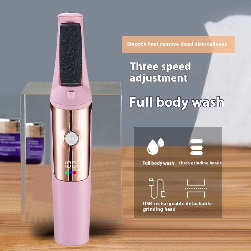 Electric Foot Grinder Automatic Foot Rubbing Calluses Removing Foot Pedicure Tool