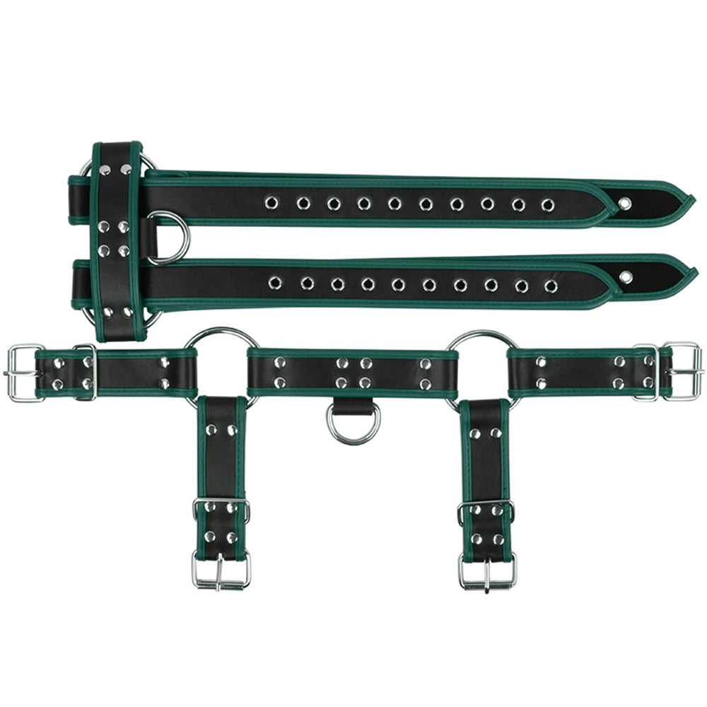 Strap Corset Toy Wear Leather Edge-wrapped Strap Binding