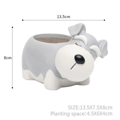 Creative Sleeping Pet Succulent Flower Pot