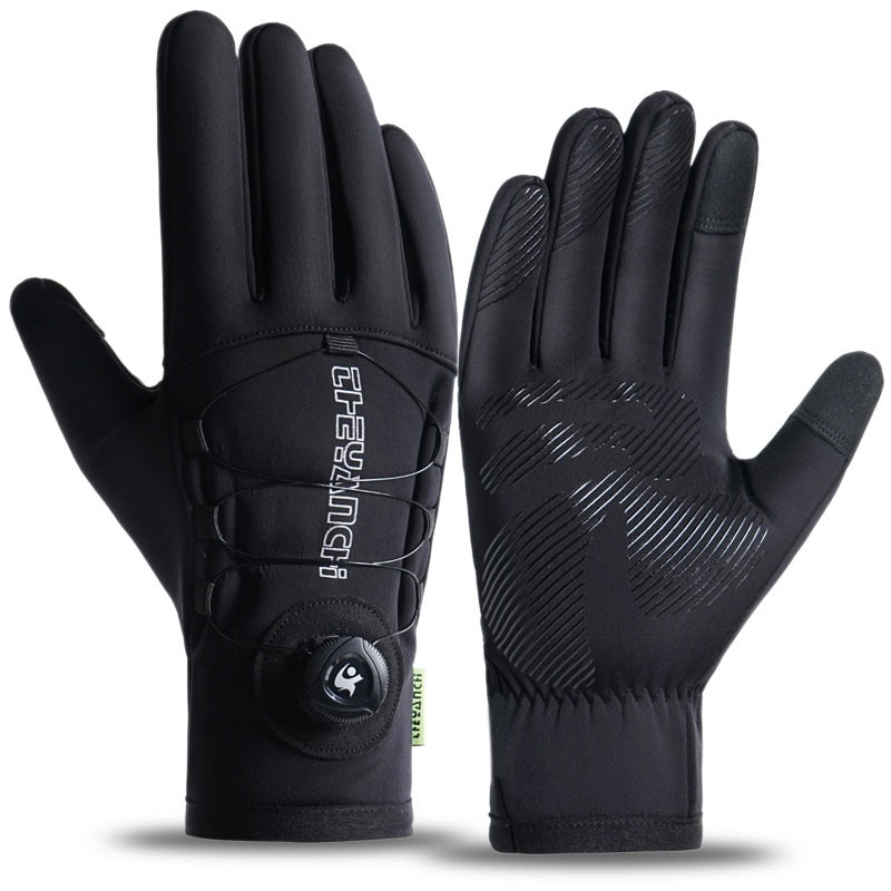 Men's Cycling Gloves Q803 Fleece-lined Polar Fleece Wear-resistant