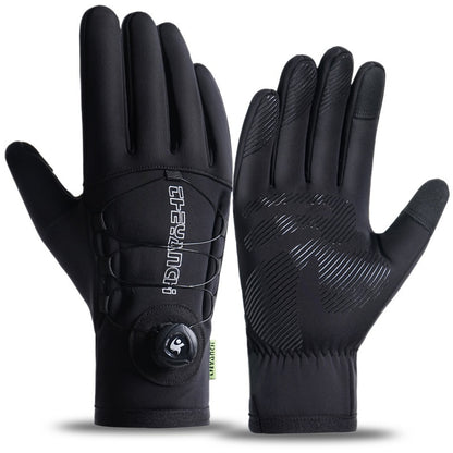 Men's Cycling Gloves Q803 Fleece-lined Polar Fleece Wear-resistant