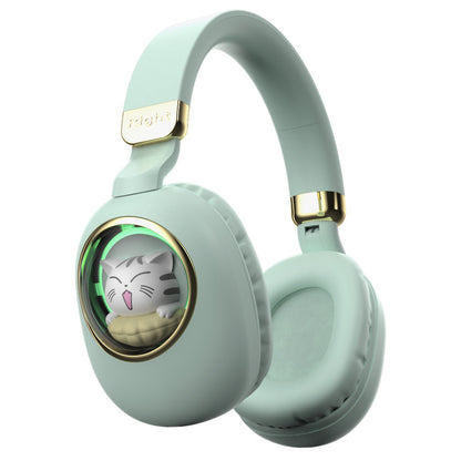 Wireless New Shiny Cute Cartoon Pet Headset